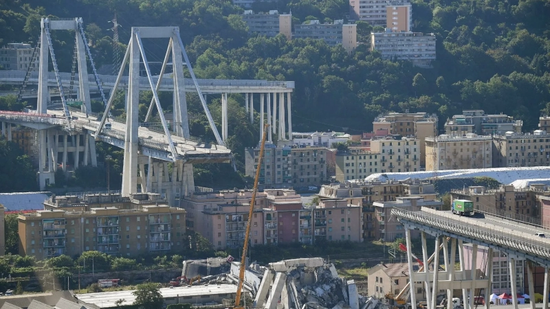 Italian officials handed jail terms for Genoa bridge disaster that killed 43